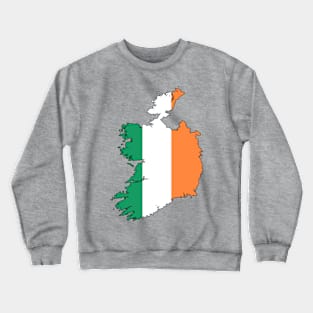 Ireland Map Crewneck Sweatshirt